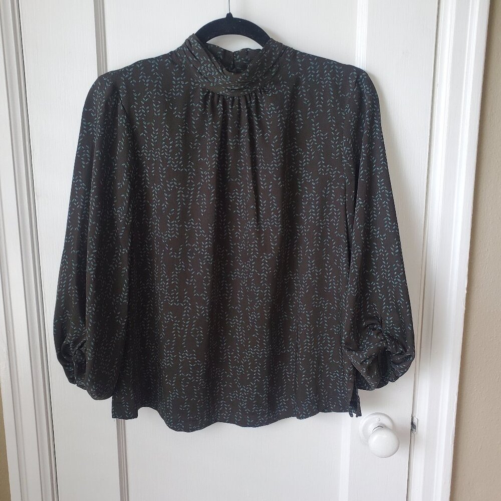 High-Neck Blouse